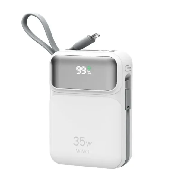شاحن بطارية 35 واط WIWU Galaxy Power Bank 10000mAh - حقيبة لابتوب عمودية WIWU Alpha 11 بوصة