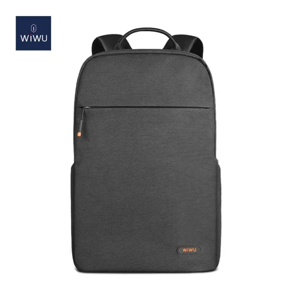 gray-pilot-backpack-2.webp حقيبة ظهر WIWU للكمبيوتر المحمول PILOT BACKPACK - حقيبة لابتوب عمودية WIWU Alpha 11 بوصة