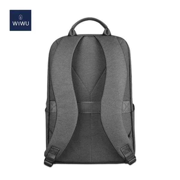 gray-pilot-backpack-4.webp حقيبة ظهر WIWU للكمبيوتر المحمول PILOT BACKPACK - حقيبة لابتوب عمودية WIWU Alpha 11 بوصة
