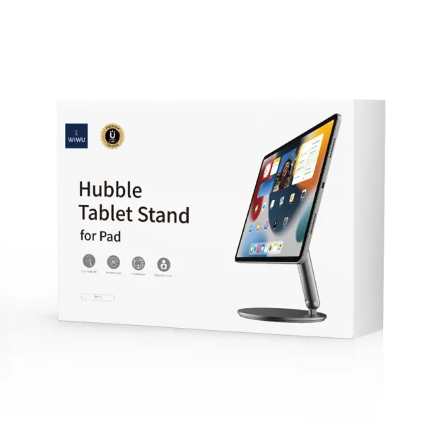 hubble-2024-pro-11-tablet-stand-1.webp حامل لوحي معدني ZM-310 Hubble للكتابة السريعة متعدد الزوايا