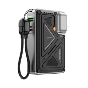 شاحن طاقة لاسلكي Knight 35 واط بسعة 10000 مللي أمبير - حقيبة لابتوب عمودية WIWU Alpha 11 بوصة