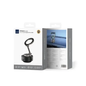 حامل هاتف مغناطيسي WIWU أوكتوبوس بقوة شفط عالية وقاعدة دوران 360 درجة - لون البرونز