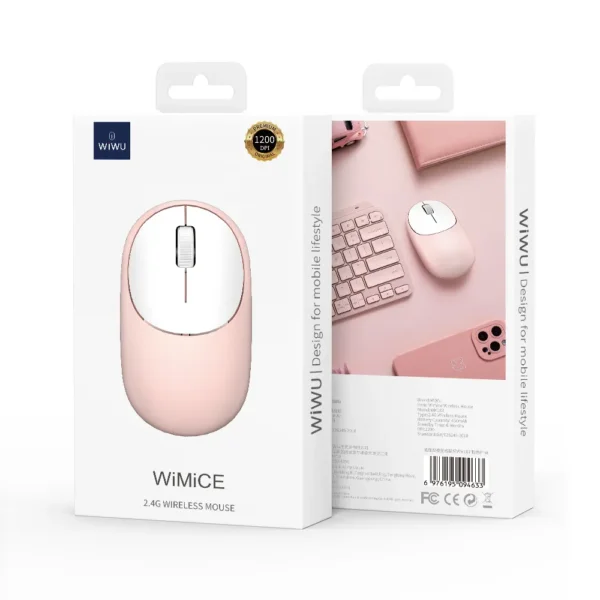 pink-wimice-24g-wireless-mouse-1.webp حقيبة WIWU WM107 - حقيبة لابتوب عمودية WIWU Alpha 11 بوصة