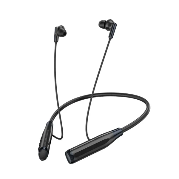 سماعة عنق ANC WIWU GB02 بلاك - سماعة رقبة لاسلكية بتقنية إلغاء الضوضاء
