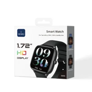 smartwatch-sw06-negro-1.webp ساعة ذكية WIWU SW06 شاشة 1.72 بوصة HD مقاومة للماء IP68 مع مكالمات بلوتوث - حقيبة لابتوب عمودية WIWU Alpha 11 بوصة