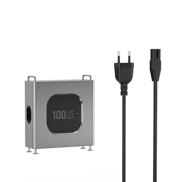 شاحن وايو وارريور 100 واط متعدد المنافذ مع تكنولوجيا GaN - أسود