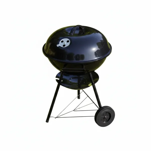 جريل فحم محمول 17 إنش – تصميم كيتل مع عجلات للاستخدام الخارجي