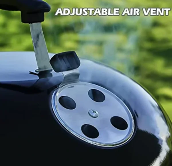 جريل فحم محمول 17 إنش – تصميم كيتل مع عجلات للاستخدام الخارجي