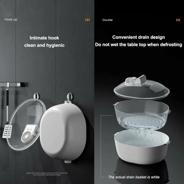 جهاز إزالة الجليد 4 في 1 مع تعقيم بالأشعة فوق البنفسجية – تذويب سريع بزاوية 360°