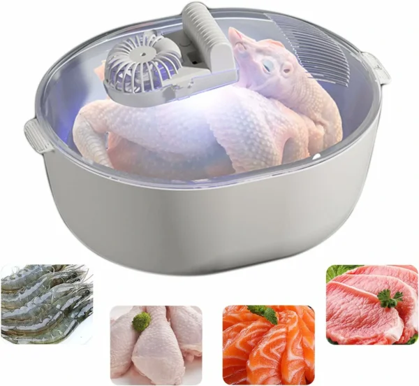 جهاز إزالة الجليد 4 في 1 مع تعقيم بالأشعة فوق البنفسجية – تذويب سريع بزاوية 360°