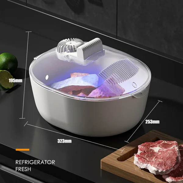 جهاز إزالة الجليد 4 في 1 مع تعقيم بالأشعة فوق البنفسجية – تذويب سريع بزاوية 360°