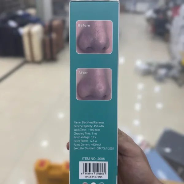 جهاز إزالة الرؤوس السوداء بالشفط – منظف مسام كهربائي للبشرة، قابل للشحن USB (5) جهاز إزالة الرؤوس السوداء بالشفط – منظف مسام كهربائي للبشرة، قابل للشحن USB