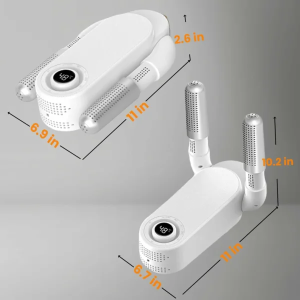 جهاز تجفيف الأحذية تجفيف سريع مع إزالة الروائح