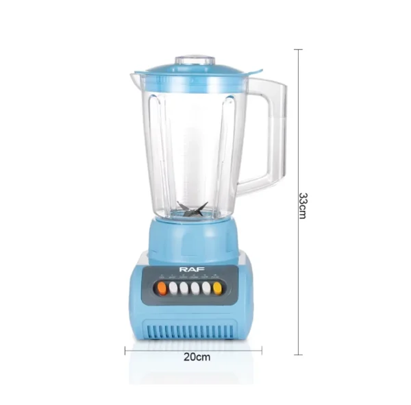 خلاط RAF  سعة 1.5 لتر – مع مطحنة 2 في 1سرعة دوران 18000 دورة/دقيقة