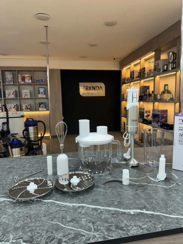 خلاط يدوي عمودي 8 في 1 متعدد الاستخدام –ستانلس ستيل (1) خلاط يدوي عمودي 8 في 1 متعدد الاستخدام – ستانلس ستيل