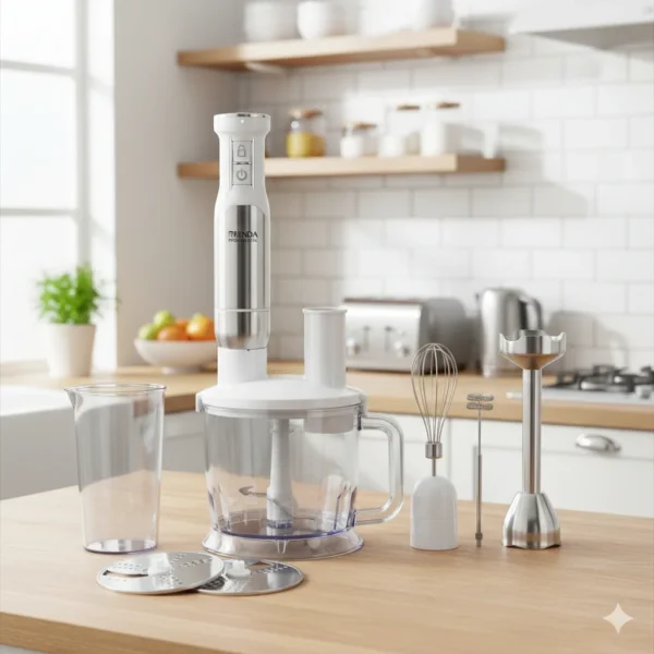 خلاط يدوي عمودي 8 في 1 متعدد الاستخدام –ستانلس ستيل (4) خلاط يدوي عمودي 8 في 1 متعدد الاستخدام – ستانلس ستيل