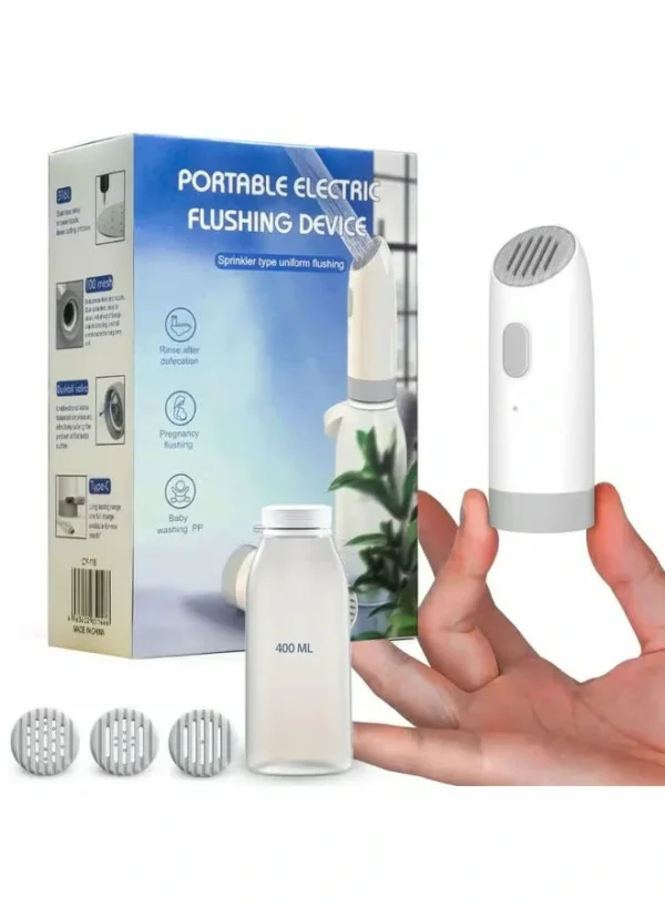 شطاف سفر كهربائي محمول قابل للشحن – سعة 400 مل