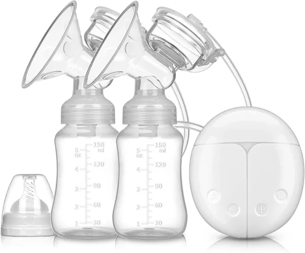 شفاط حليب كهربائي مزدوج ذكي سحب مريح وسريع مع حماية ضد الارتجاع