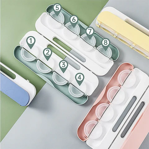 صانعة سمبوسة وقطايف 8 قطع تشكيل وإغلاق سريع بضغطة واحدة