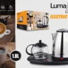 طقم كتيل مع ابريق و صينية كهربائية Luma Bella  بقوة 1600 واط