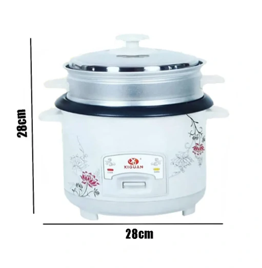 طنجرة أرز كهربائية Xiguan Morries بسعة 2 لتر مع خاصية التبخير – تشغيل بزر واحد