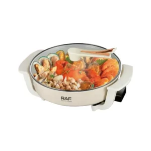 طنجرة كهربائية متعددة الاستخدام RAF  – سعة 6 لتر بقوة 1200 واط