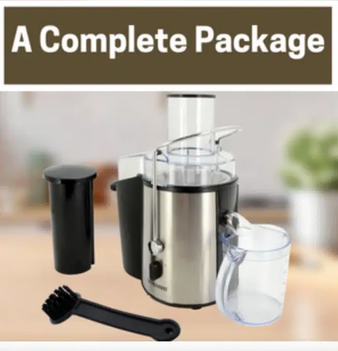 عصارة جزر Sonashi مع حاوية لب 1.8 لتر سرعتان للتحكم حسب نوع الفاكهة