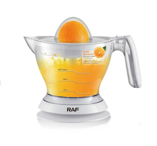 عصارة حمضيات كهربائية RAF  – سعة 1 لتر بدوران ثنائي الاتجاه