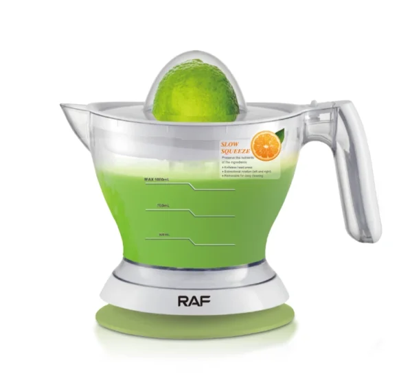 عصارة حمضيات كهربائية RAF  – سعة 1 لتر بدوران ثنائي الاتجاه