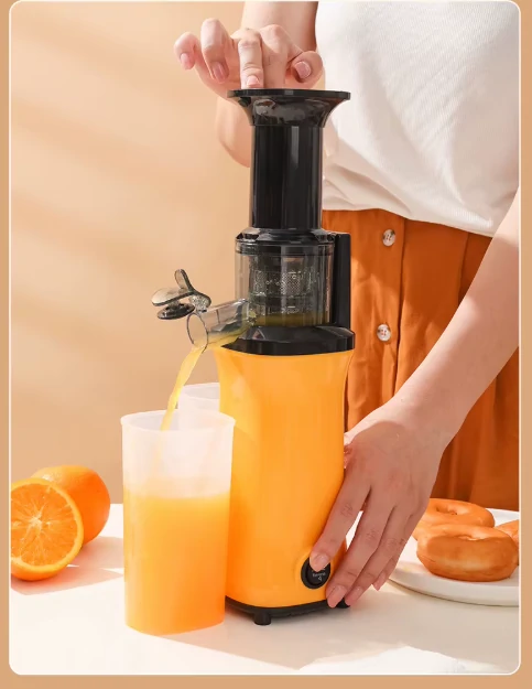 عصارة كهربائية بطيئة محمولة طرد تلقائي للبّ