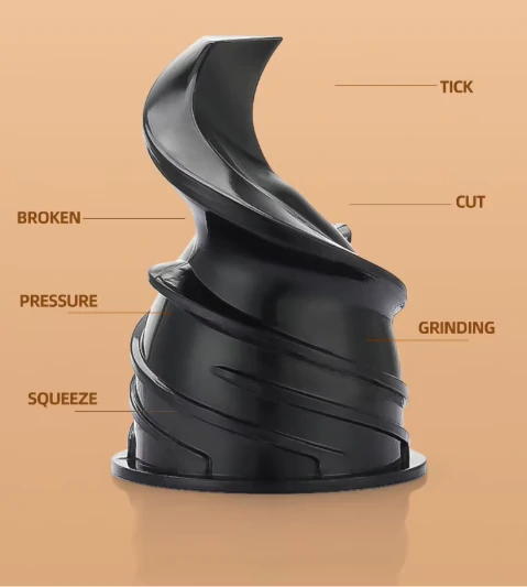 عصارة كهربائية بطيئة محمولة طرد تلقائي للبّ