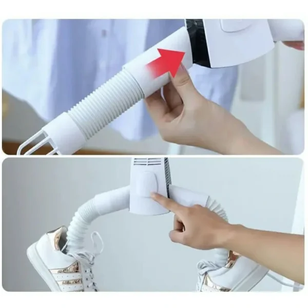 علاقة تجفيف كهربائية محمولة Strive Steed – مجفف ملابس وأحذية قابل للطي