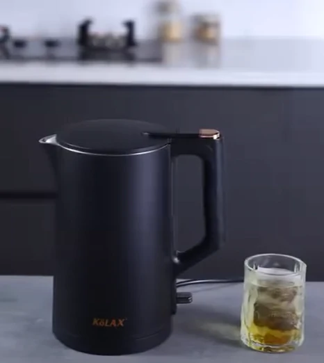غلاية كهربائية KoLAX سعة 1.7 لتر – قدرة 1500 واط و هيكل ستانلس ستيل