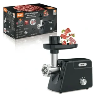 فرامة لحمة كهربائية RAF – قدرة 700 واط وأداء قوي للاستخدام المنزلي