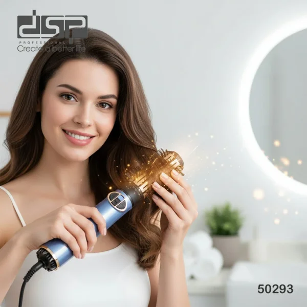 فرشاة الشعر الدوارة 8 في 1 من DSP – بقوة 1000 واط مع هواء بارد