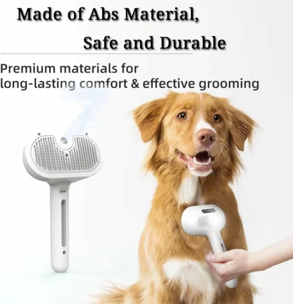 فرشاة عناية بالحيوانات الأليفة 3 في 1 مع بخاخ رذاذ (3) فرشاة عناية بالحيوانات الأليفة 3 في 1 مع بخاخ رذاذ