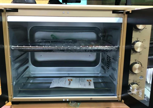 فرن Sayona الكهربائي بابين بسعة 60 لتر  – أداء قوي وتصميم عملي