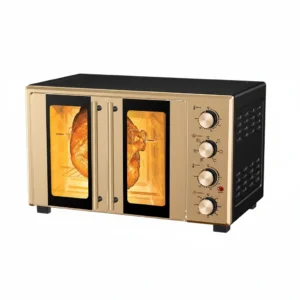 فرن Sayona الكهربائي بابين بسعة 60 لتر  – أداء قوي وتصميم عملي