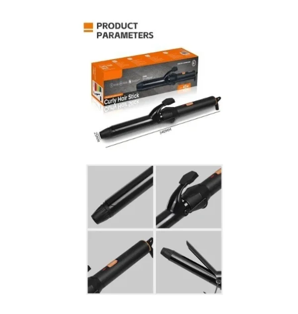 فير شعر كهربائي لتجعيد الشعر – تسخين سريع (5) فير شعر كهربائي لتجعيد الشعر – تسخين سريع