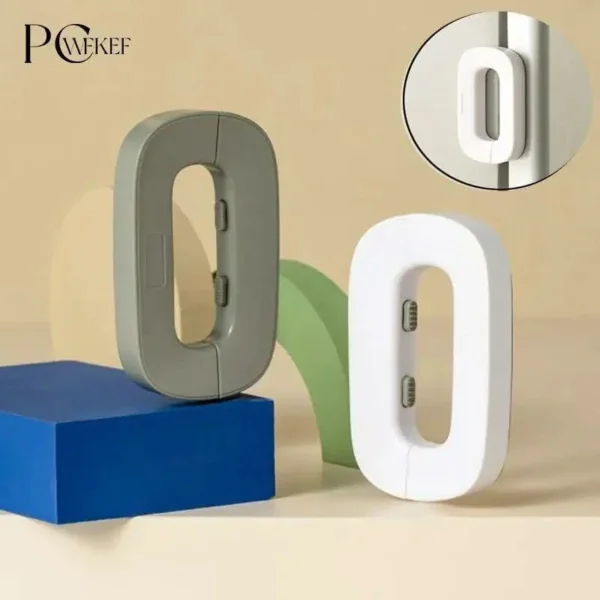 قفل أمان لاصق متعدد الاستخدامات للخزائن والثلاجة – تركيب بدون حفر