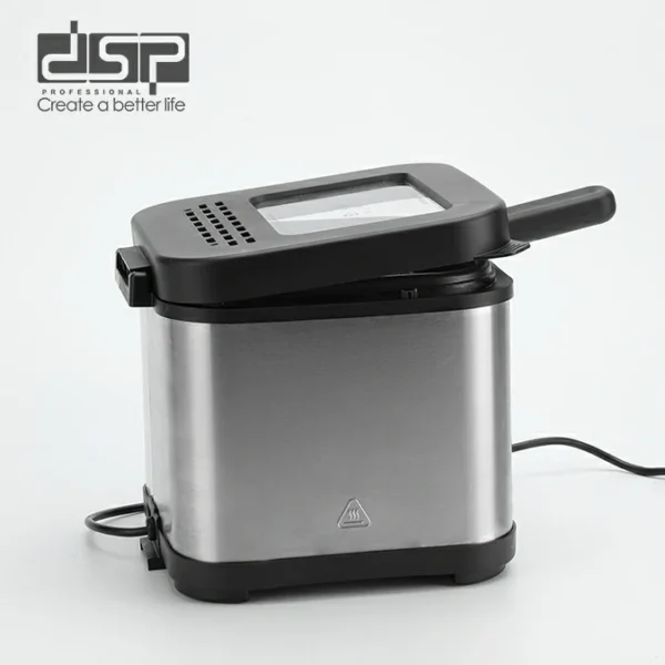 قلاية زيت كهربائية DSP سعة 2.5 لتر – 1200 واط مع نافذة رؤية زجاجية (5) قلاية زيت كهربائية DSP سعة 2.5 لتر – 1200 واط مع نافذة رؤية زجاجية