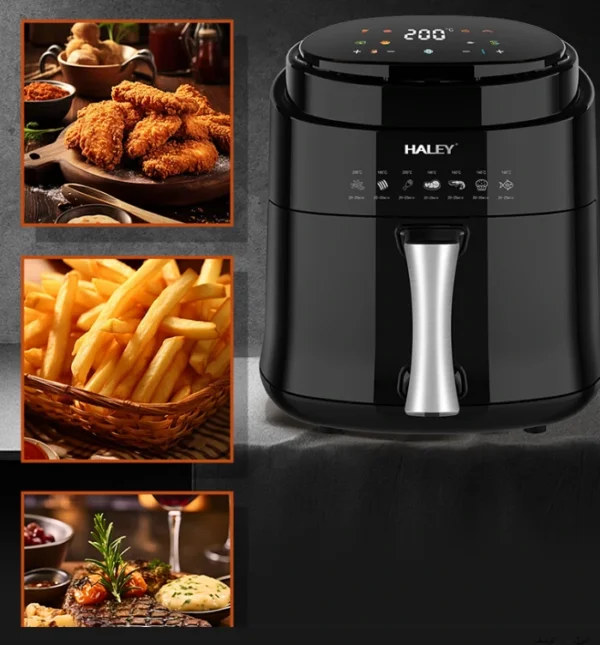 قلاية هوائية رقمية سعة 6 لتر بقدرة 2000 واط – شاشة لمس LCD