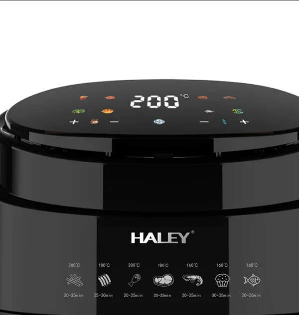 قلاية هوائية رقمية سعة 6 لتر بقدرة 2000 واط – شاشة لمس LCD