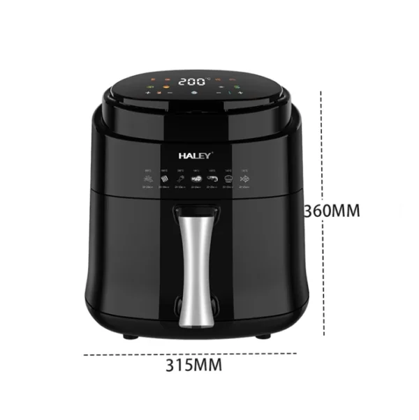 قلاية هوائية رقمية سعة 6 لتر بقدرة 2000 واط – شاشة لمس LCD