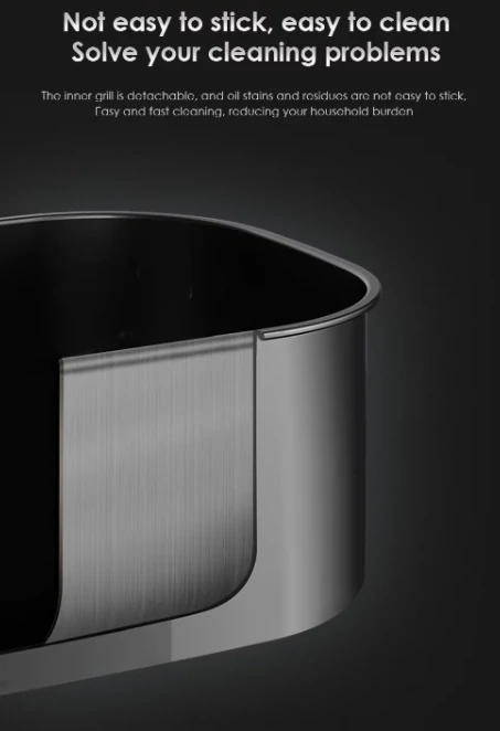 قلاية هوائية رقمية سعة 6 لتر بقدرة 2000 واط – شاشة لمس LCD