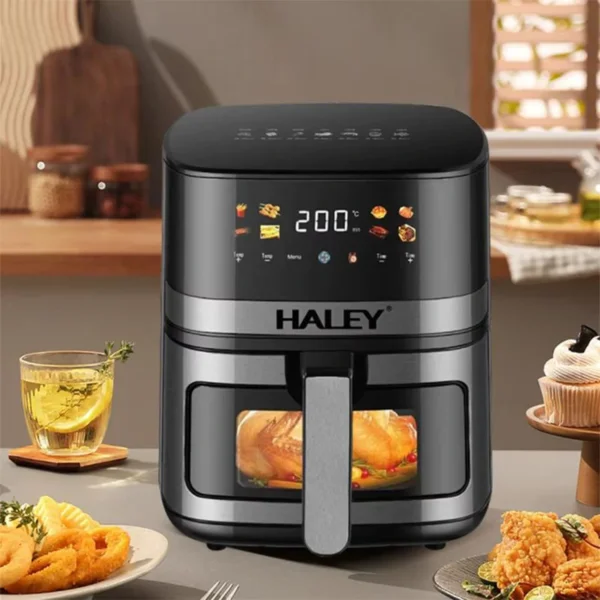 قلاية هوائية رقمية سعة 7 لتر بقدرة 2000 واط مع شاشة رقمية، برامج طهي ذكية