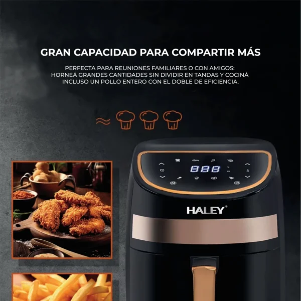 قلاية هوائية كهربائية سعة 7 لتر بقدرة 3000 واط مع شاشة رقمية LCD