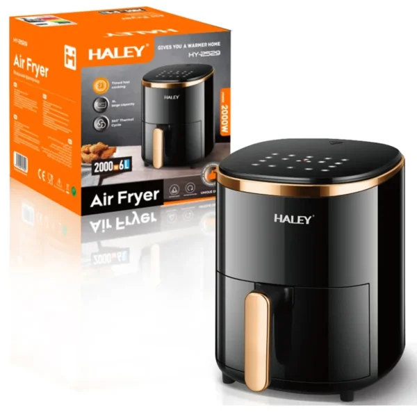 قلاية هوائية للطهي الصحي سعة 6 لتر بقدرة 2000 واط