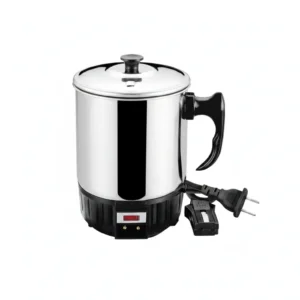 كوب تسخين كهربائي محمول من الستانلس ستيل بقدرة 400 واط