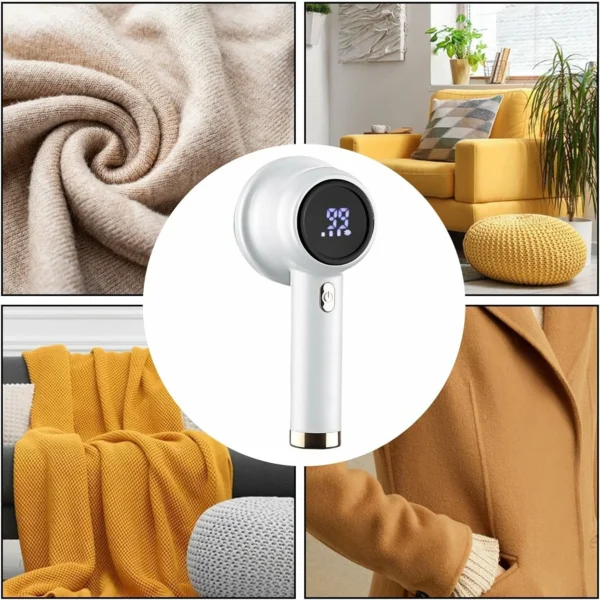 ماكينة إزالة الوبر القابل للشحن بمحرك عالي السرعة لتنظيف الملابس والأقمشة (5) ماكينة إزالة الوبر القابل للشحن بمحرك عالي السرعة لتنظيف الملابس والأقمشة